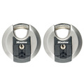 MLKM40T Master Lock Excell™ Stainless Steel Discus 70mm Padlock Keyed Alike x 2
