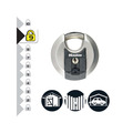 MLKM50 Master Lock Excell™ Stainless Steel Discus 80mm Padlock