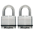 MLKM5T Master Lock Excell™ Laminated Steel 50mm Padlock - 25mm Shackle - Keyed Alike x 2