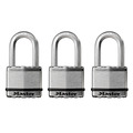 MLKM5TRILF Master Lock Excell™ Laminated Steel 50mm Padlock - 38mm Shackle - Keyed Alike x 3