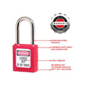 MLKS410RED Master Lock Lockout Padlock - 38mm Body & 6mm Hardened Steel Shackle