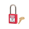 MLKS410RED Master Lock Lockout Padlock - 38mm Body & 6mm Hardened Steel Shackle