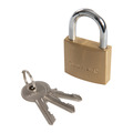 Silverline MSS03 Brass Padlock - 40mm