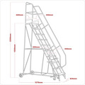 Sealey Mobile Safety Steps 5-Tread