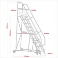 Sealey MSS09 Mobile Safety Steps 9-Tread