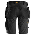 Snickers AW Stretch Shorts HP Black Size: 48