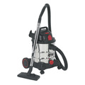 Sealey PC200SDAUTO Industrial Vacuum Cleaner Stainless Drum Auto Start 20L 1400W/230V