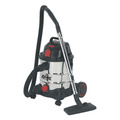 Sealey PC200SDAUTO Industrial Vacuum Cleaner Stainless Drum Auto Start 20L 1400W/230V