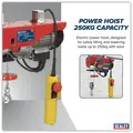 Sealey PH250 Power Hoist 250kg Capacity 230V