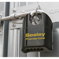 Sealey PL603S Premier&trade; Steel Body Combination Padlock Shrouded Shackle 62mm