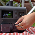 Hyundai HPS-300 Portable Power Station & Protective Carry/Shoulder Bag & 60W Portable & Foldable Solar Charger | HPS-300+CBB5830-1+H60
