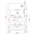 Sealey Viking Bench Type Hydraulic Press 15 Tonne