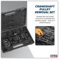 Sealey PS997 Crankshaft Pulley Removal Tool Set 12pc