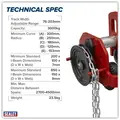 Sealey PT3000G Geared Trolley 3 Tonne