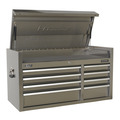 Sealey Premier™ Heavy-Duty Extra-Wide Topchest 8 Drawer 1055mm - Stainless Steel