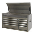 Sealey Premier™ Heavy-Duty Extra-Wide Topchest 8 Drawer 1055mm - Stainless Steel