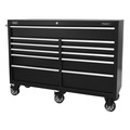 Sealey Premier™ Heavy-Duty Extra-Wide Rollcab 11 Drawer 1430mm - Black