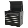 Premier™ Heavy-Duty Topchest 4 Drawer 660mm - Black