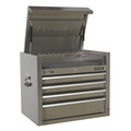 Sealey Premier™ Heavy-Duty Topchest 4 Drawer 675mm - Stainless Steel