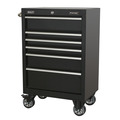 Premier™ Heavy-Duty Rollcab 6 Drawer 675mm - Black