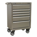 Sealey PTB67506SS Premier™ Heavy-Duty Rollcab 6 Drawer 675mm - Stainless Steel