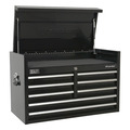 Sealey Premier™ Heavy-Duty Topchest 915mm 8 Drawer - Black
