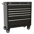 Sealey Premier™ Heavy-Duty Rollcab 930mm 6 Drawer - Black