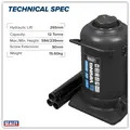 Sealey PTBJ12S Viking Telescopic Bottle Jack 12 Tonne