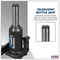 Sealey PTBJ5S Viking Telescopic Bottle Jack 5 Tonne