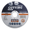 Sealey PTC115CET50 115 x 1.2mm Cutting Disc 22mm Bore - Pack of 50