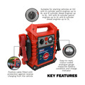 Sealey RoadStart® 12/24V Emergency Jump Starter 3000/1500 Peak Amps
