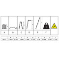 Excel 8077 12 Tread Steel Multi-Purpose Combination Ladder with Platform