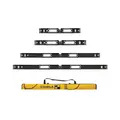 Stabila STB1962DSMEGA Dark Shadow Spirit Level Set 4pc 1-96-2 Mega Set and bag