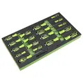 Sealey S01281 Siegen Hammer-Thru Screwdriver, Bit Driver & Bit Set with Tool Tray 28pc