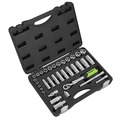 Sealey S01287 Siegen Extendable Ratchet Socket Set 3/8