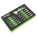 Sealey S0633 Siegen Stubby Combination Ratchet Spanner Set 12pc