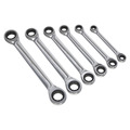 Sealey S0636 Siegen Double End Ratchet Ring Spanner Set 6pc