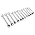 Sealey S0840 Siegen Reversible Combination Ratchet Spanner Set 12pc