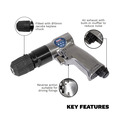 Sealey SA241 Reversible Air Drill 10mm with Keyless Chuck