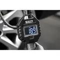 Sealey SA500 Digital Tyre Inflator with Clip on Connector & Rechargeable Digital Display