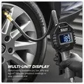 Sealey SA500 Digital Tyre Inflator with Clip on Connector & Rechargeable Digital Display