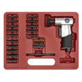 Sealey SA720 Premier Air Mini Sander Kit 50mm 35pc