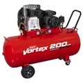 200L Belt Drive Air Compressor with Cast Cylinders & Wheels 3.5hp