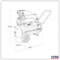 Sealey SAC2420E110V 24L Direct Drive Air Compressor 2hp 110V