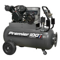 Sealey Premier 100L Belt Drive Air Compressor with Front Control Panel 3hp