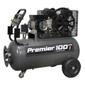 Sealey Premier 100L Belt Drive Air Compressor with Front Control Panel 3hp