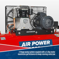 Sealey SAC42055B 200L Belt Drive Air Compressor with Cast Cylinders 5.5hp 2-Stage