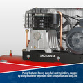 Sealey SAC42055B 200L Belt Drive Air Compressor with Cast Cylinders 5.5hp 2-Stage