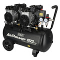 50L Low Noise Oil Free Direct Drive Air Compressor 2 x 2hp