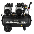 50L Low Noise Oil Free Direct Drive Air Compressor 2 x 2hp